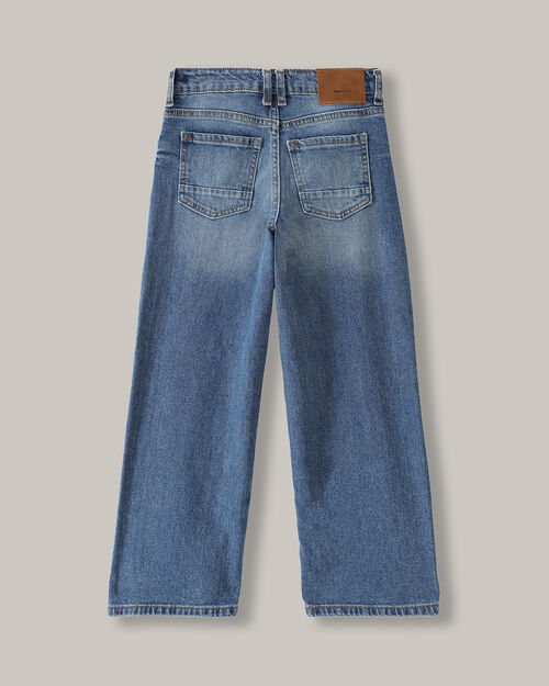 Jeans Wide Leg Azul